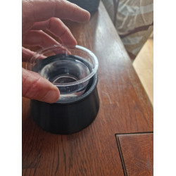 3D Printed Non Tipping Reptile Water Bowl for Vivarium Rack System, Snake Drawer with 8oz deli liners