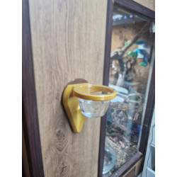 Reptile Wall Mounted Water Bowl, 3D Printed PLA, Detachable, Bio-degradable, GTP, Vivarium