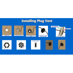 Reptile vivarium pass through vent