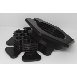 Cable Pass Through Vent for Reptile Vivarium, Terrarium Decor, Lighting and Heating Solution