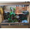 Reptile vivarium pass through vent